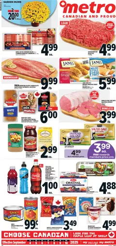 Preview Metro weekly flyer / circulaire valid from Sep 4, 2025