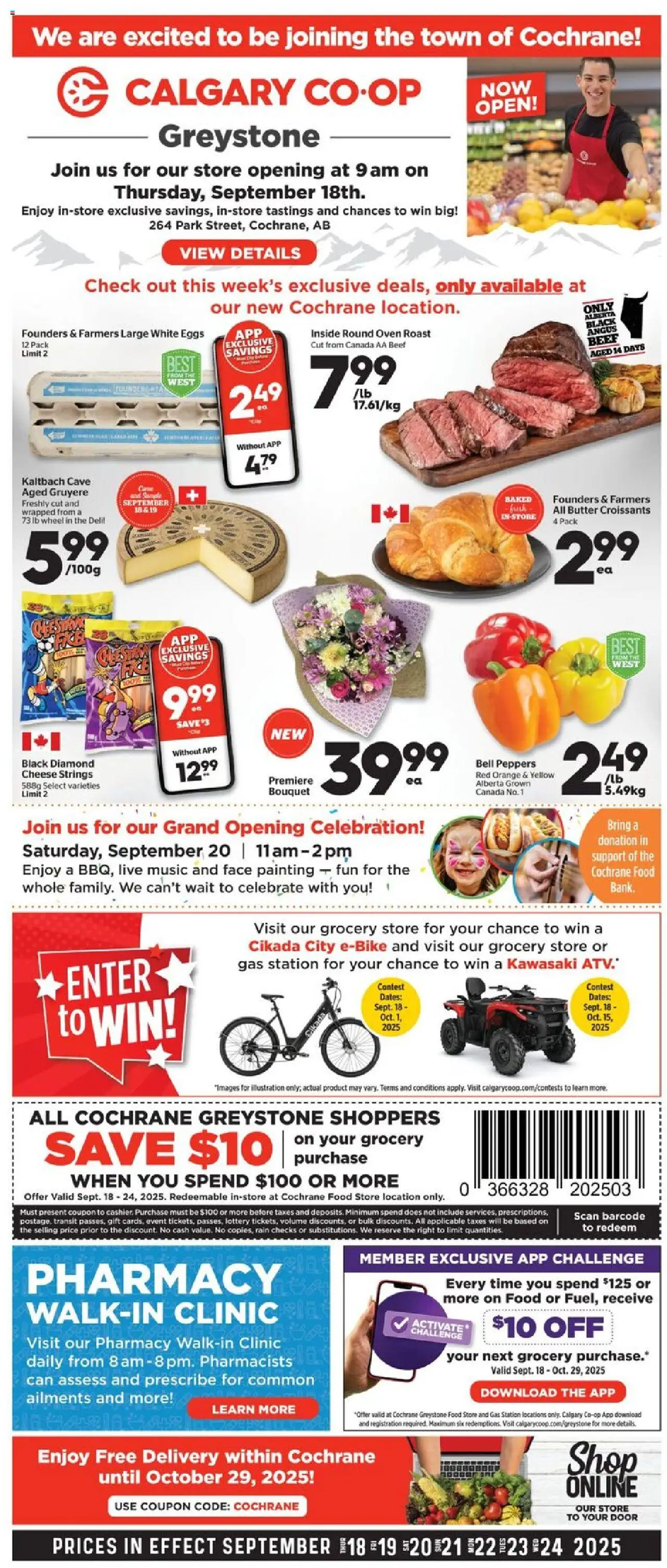 Calgary Co-op weekly flyer / circulaire - page 1- valid from Sep 18, 2025