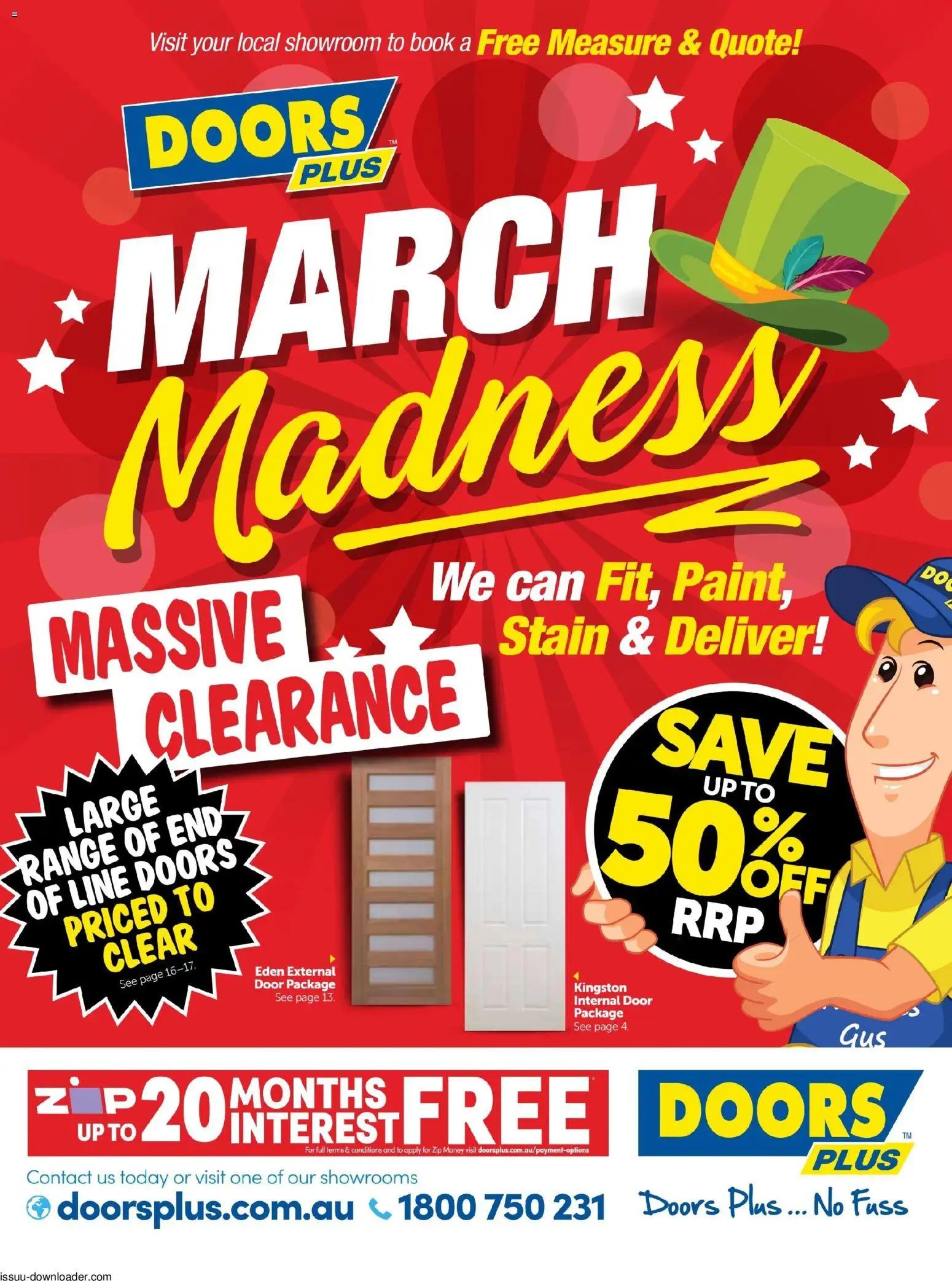 Doors Plus catalogue  - page 1- valid from 03/03/2026
