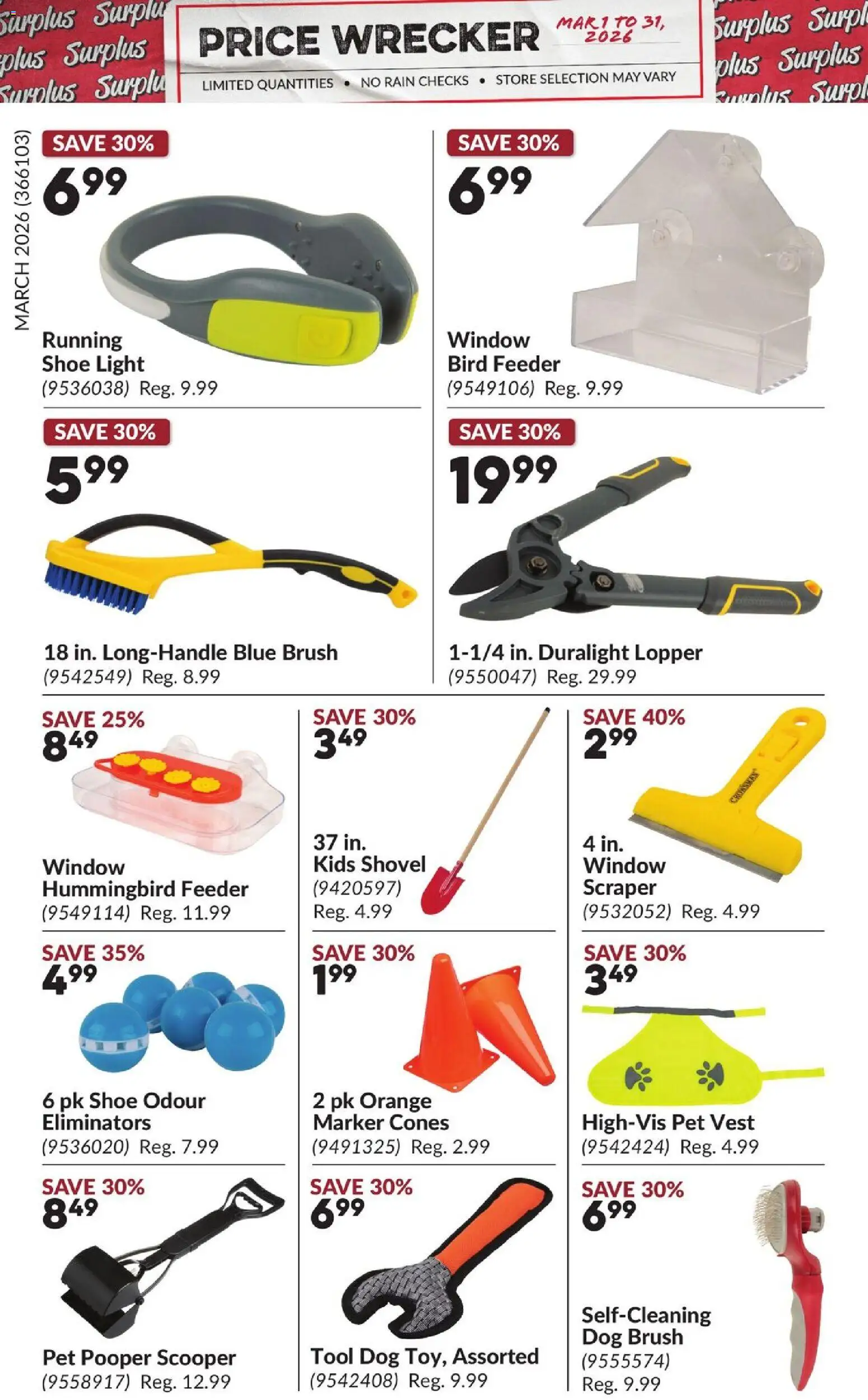 Princess Auto flyer - Price Wrecker - page 12- valid from Mar 1, 2026