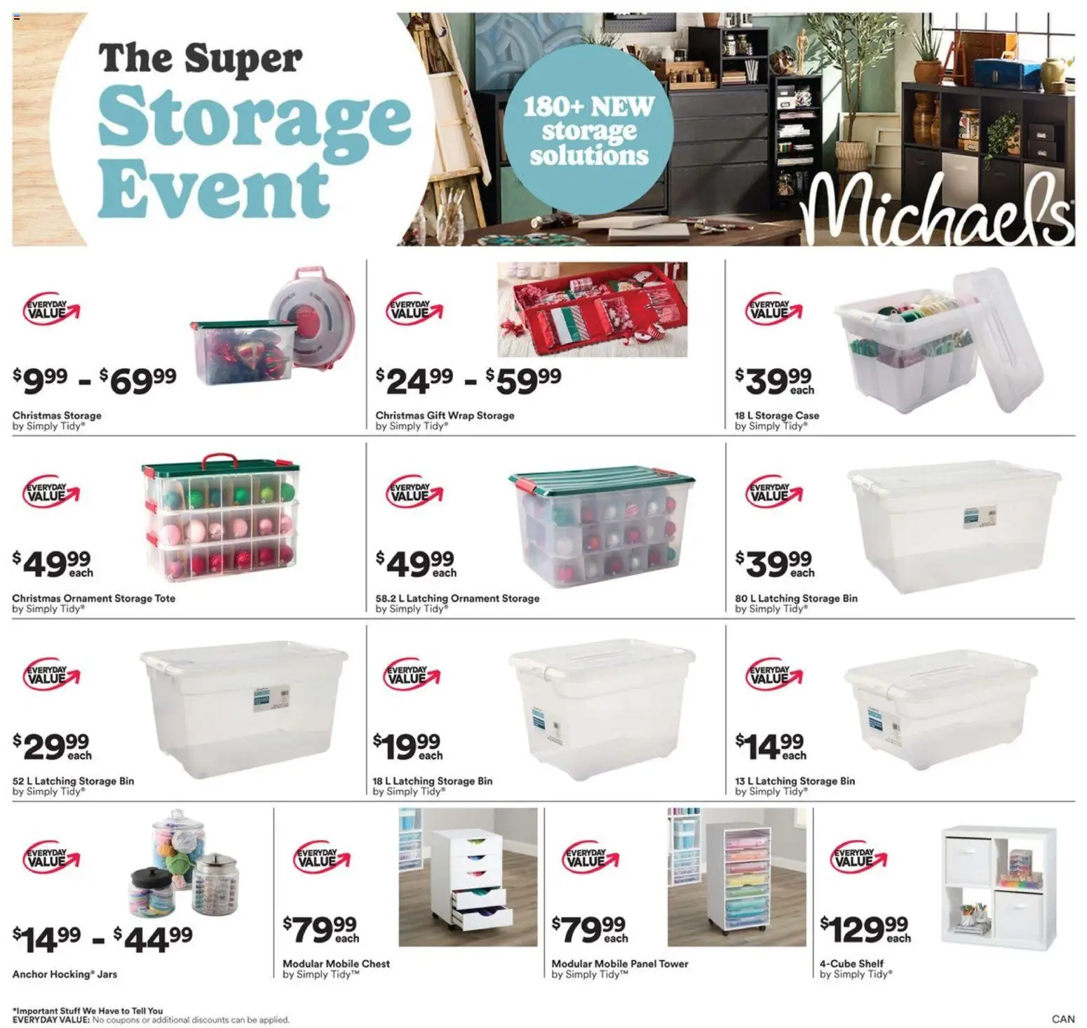 Michaels Ad - page 1- valid from 01/09/2026