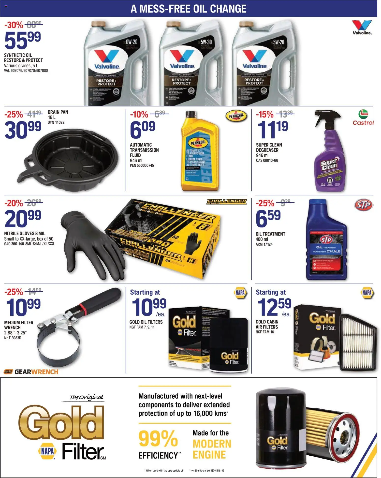 NAPA Auto Parts weekly flyer - page 2- valid from Apr 1, 2026