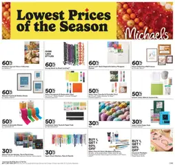 Preview Michaels weekly flyer / circulaire valid from Sep 12, 2025