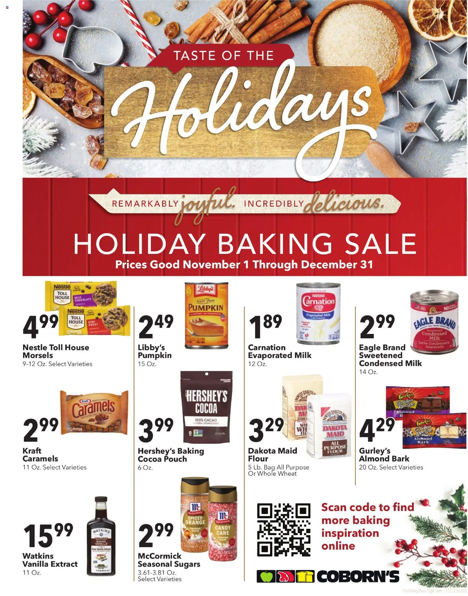 Coborn's Taste of the Holidays - page 1- valid from 11/01/2025