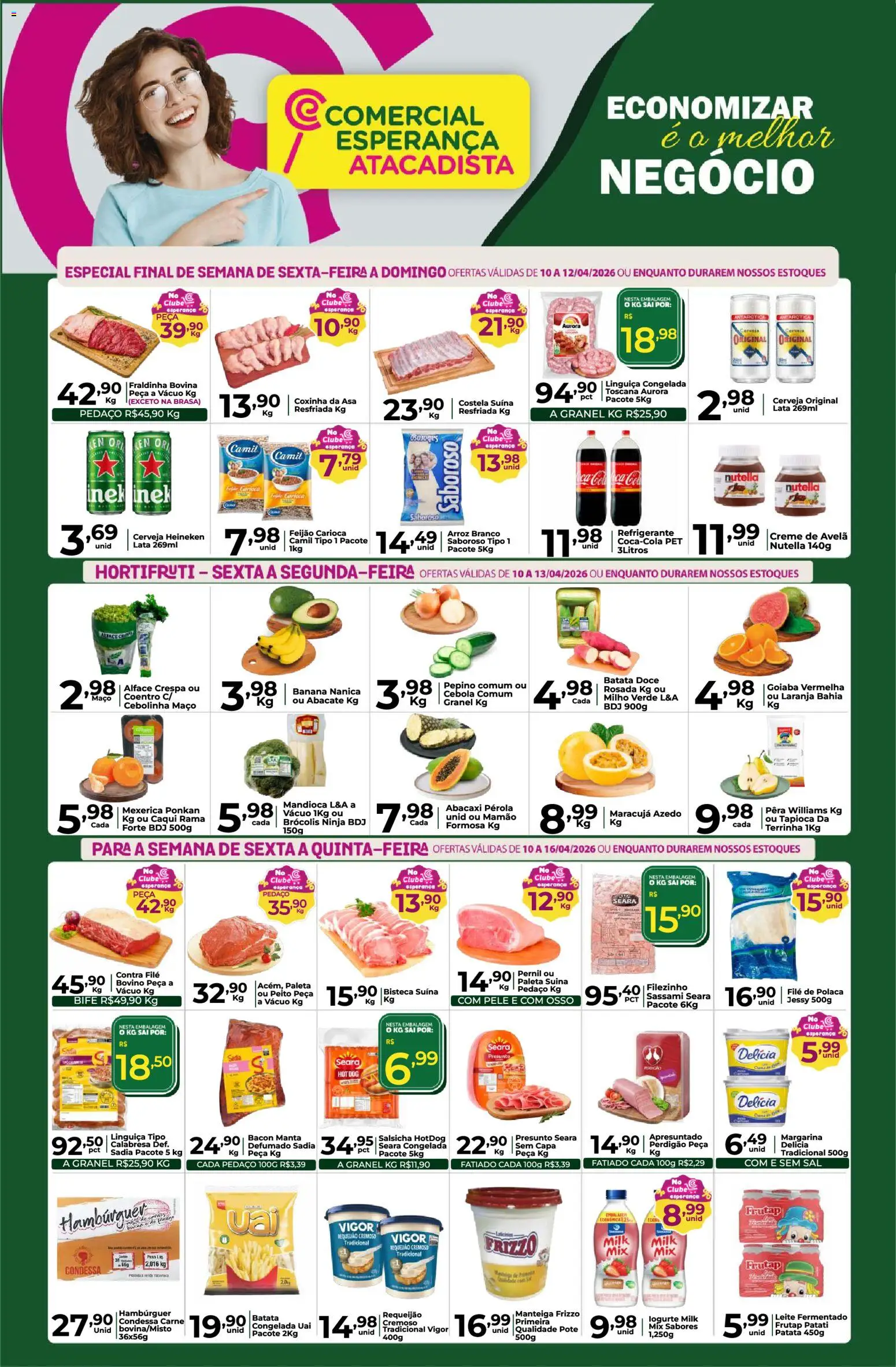Comercial Esperança - Ofertas da semana - página 1- válido a partir de 10/04/2026
