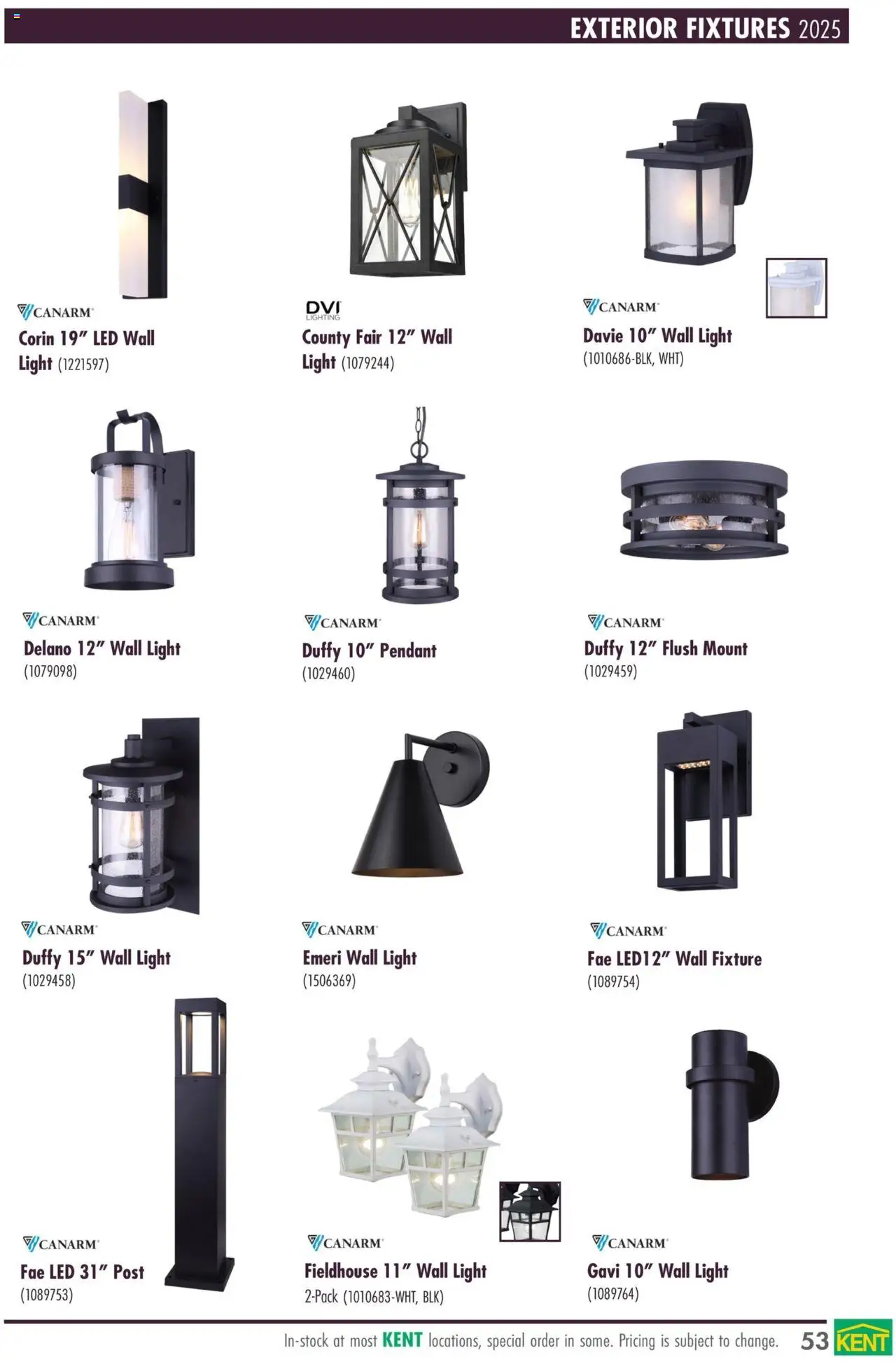Kent - Lighting Catalogue 2025 - page 53- valid from Mar 1, 2025