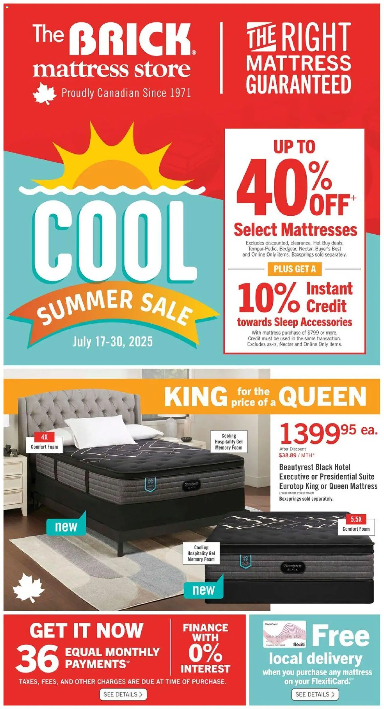 The Brick - Brick Mattress Store - page 3- valid from Jul 17, 2025