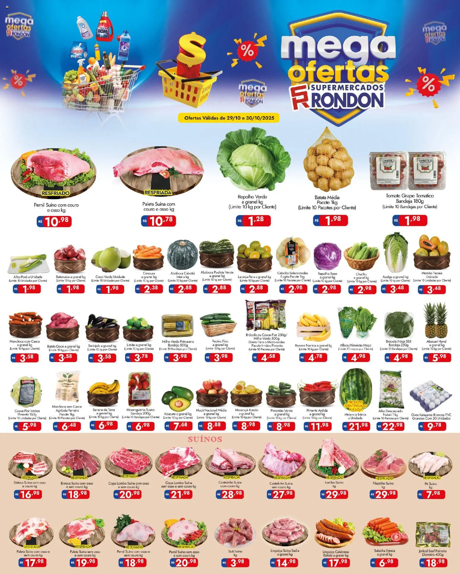 Supermercados Rondon - Ofertas do semana - página 1- válido a partir de 29/10/2025
