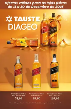Pré-visualização Tauste - Ofertas Especial Diageo válida a partir de 16/12/2025