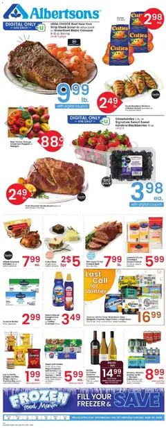 Preview Albertsons Weekly Ad valid from 02/25/2026