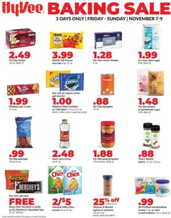 Preview HyVee Baking Sale valid from 11/07/2025