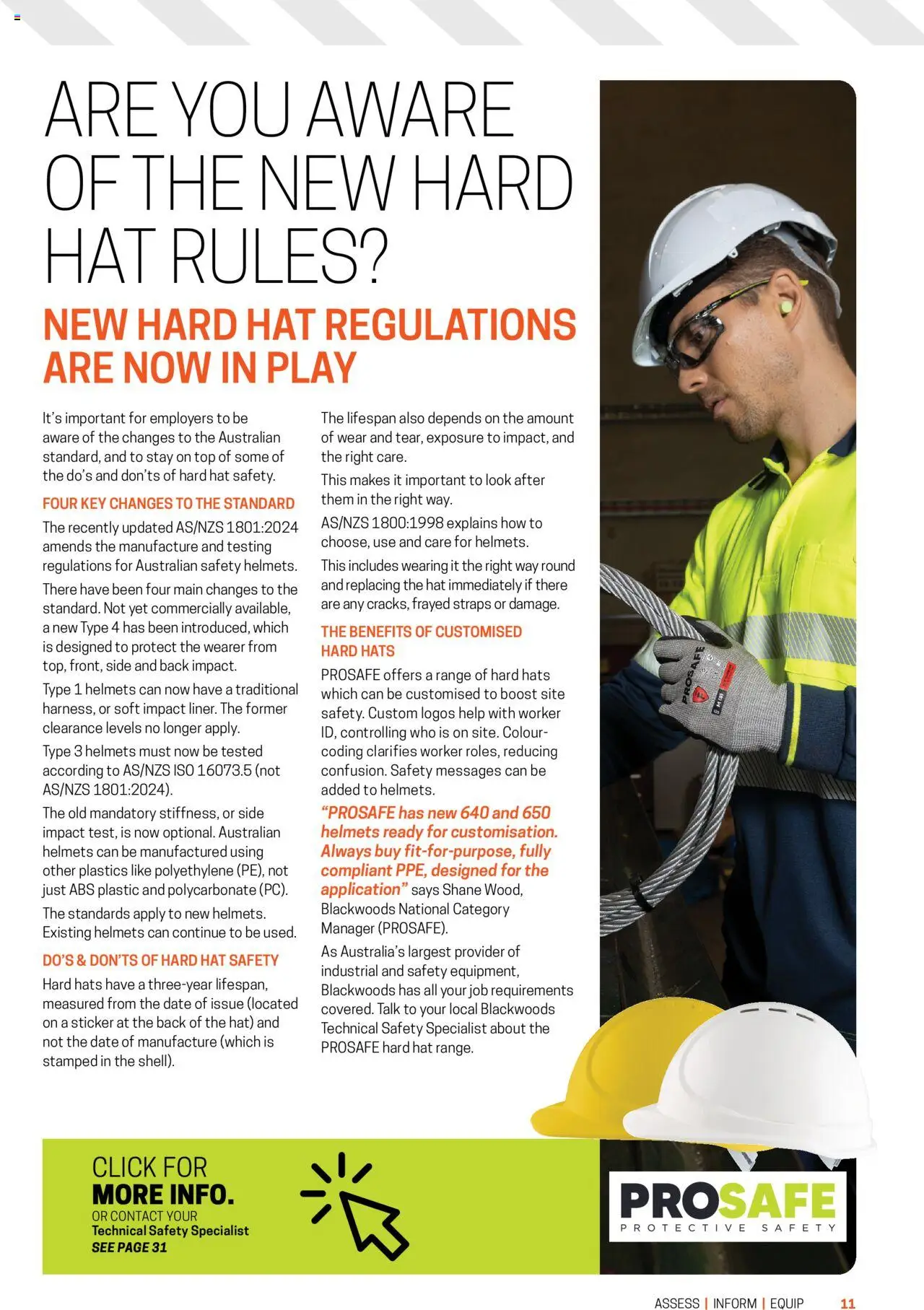 Black Woods Safety Spotlight Magazine - page 11- valid from 07/10/2025