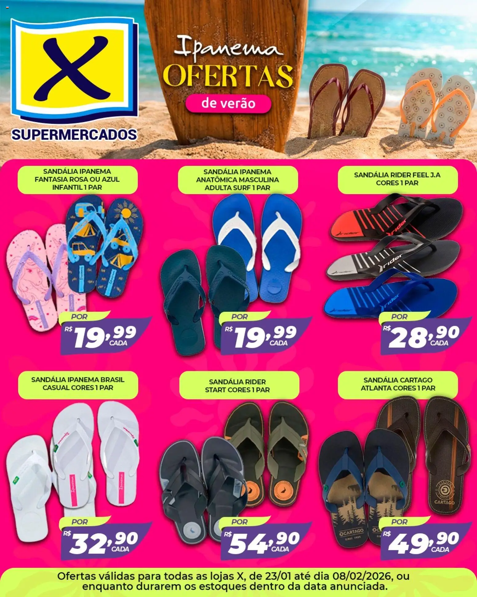 X Supermercados - Ofertas de Verão Ipanema - página 1- válido a partir de 23/01/2026
