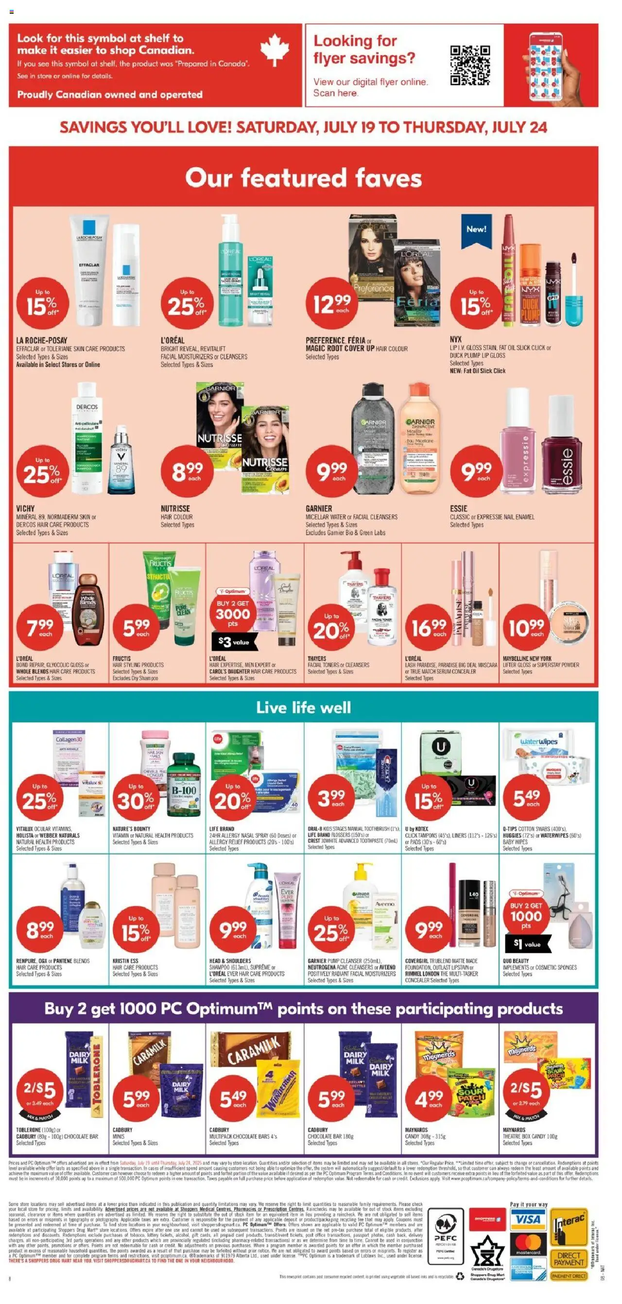 Shoppers weekly flyer / circulaire - page 18- valid from Jul 19, 2025