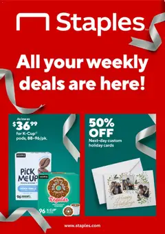 Preview Staples Weekly Ad valid from 12/07/2025