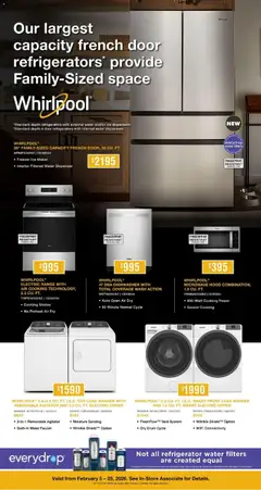 Preview Leon's - Appliances valid from Feb 5, 2026