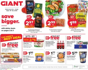 Preview Giant Weekly Ad valid from 09/19/2025