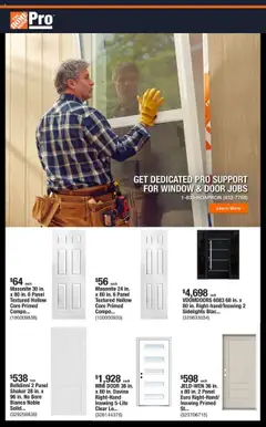 Preview Home Depot Shop Pro Ad valid from 09/15/2025