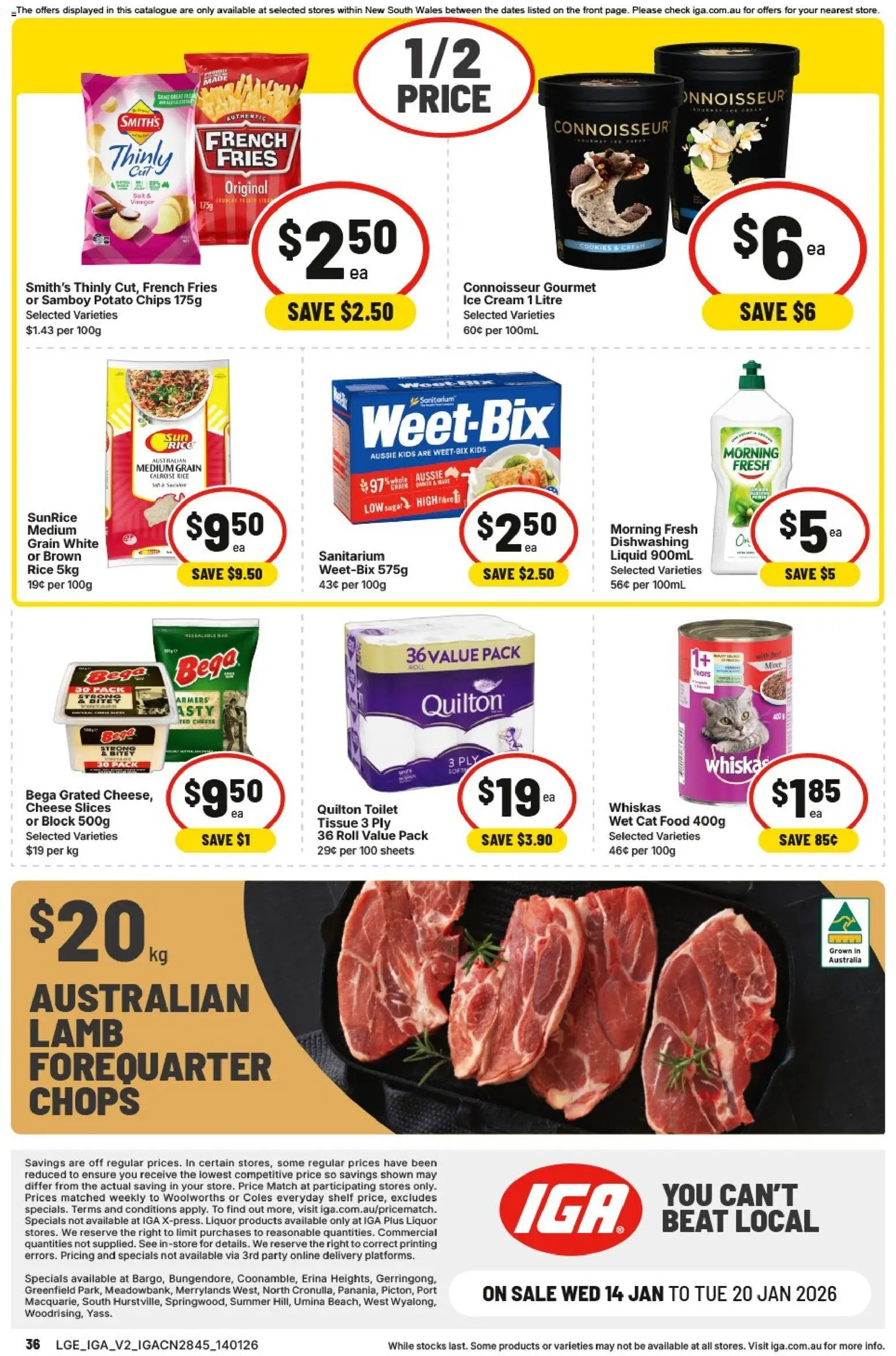 IGA Catalogue NSW - page 35- valid from 14/01/2026