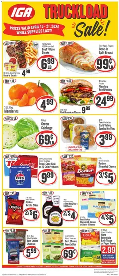 Preview IGA Weekly Ad valid from 04/15/2026