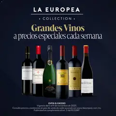 La Europea catálogo Grandes Vinos de la semana válido desde 03/11/2025
