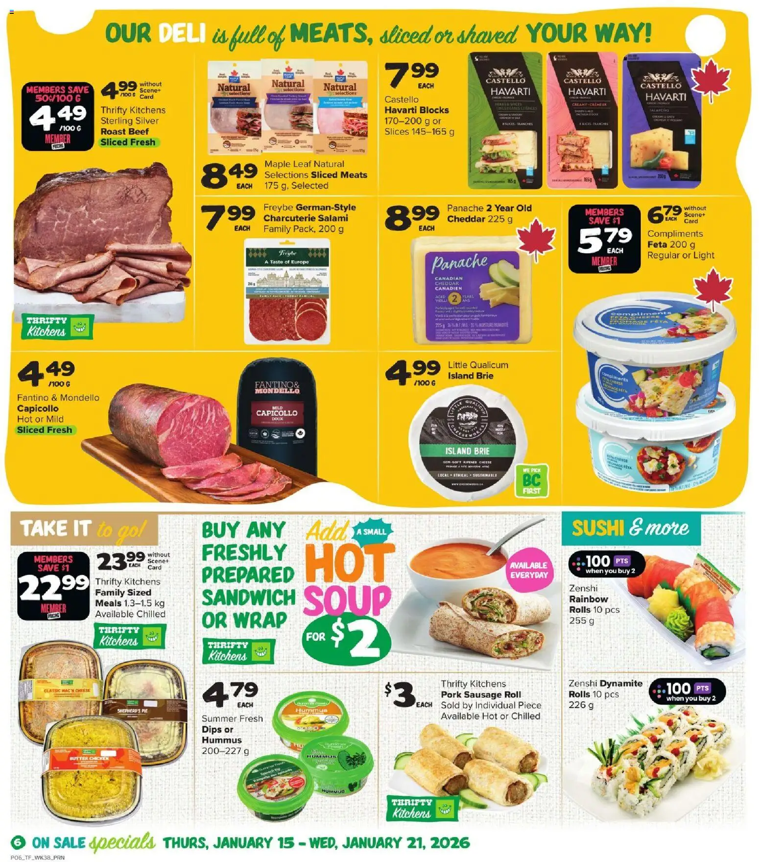 Thrifty Foods weekly flyer / circulaire - page 7- valid from Jan 15, 2026