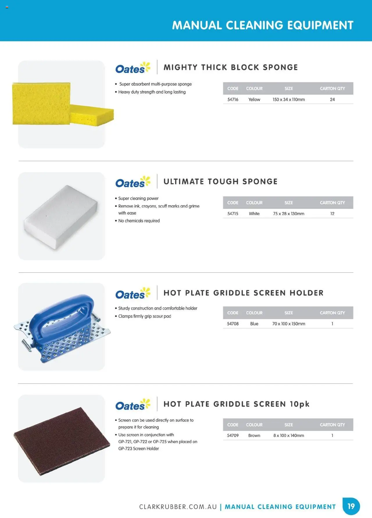 Clark Rubber Catalogue  - page 19- valid from 05/05/2025