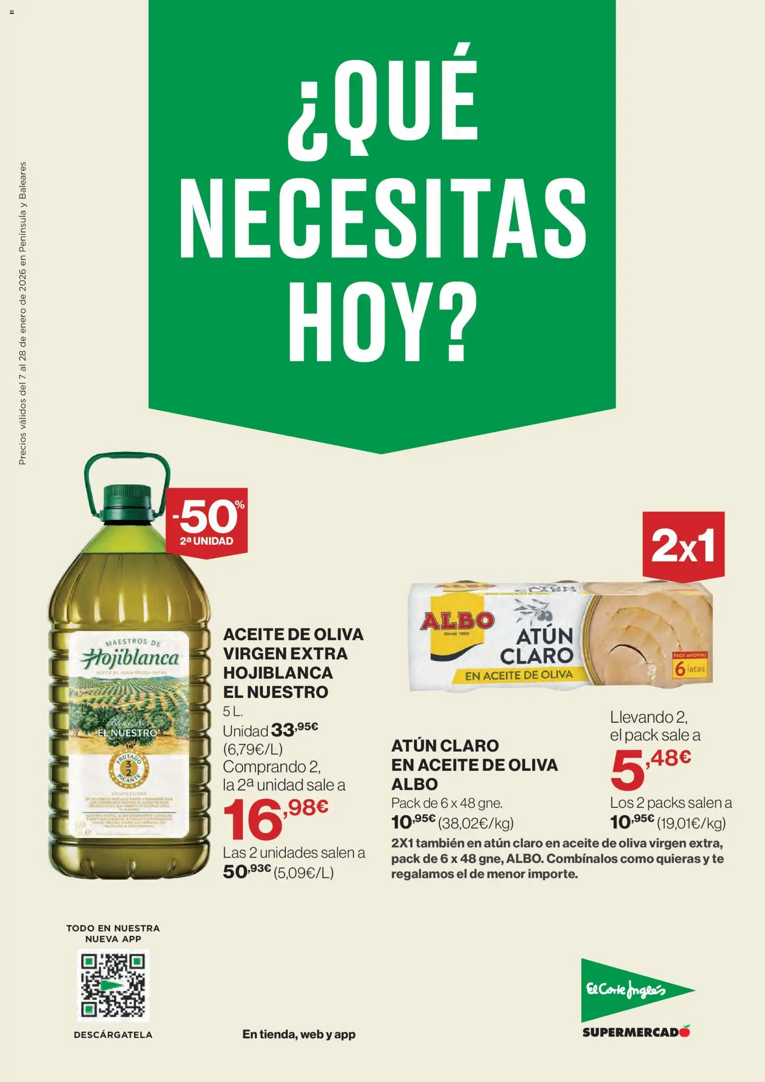 El Corte Inglés catálogo Que Necesitas Hoy - página 1- válido desde 07/01/2026