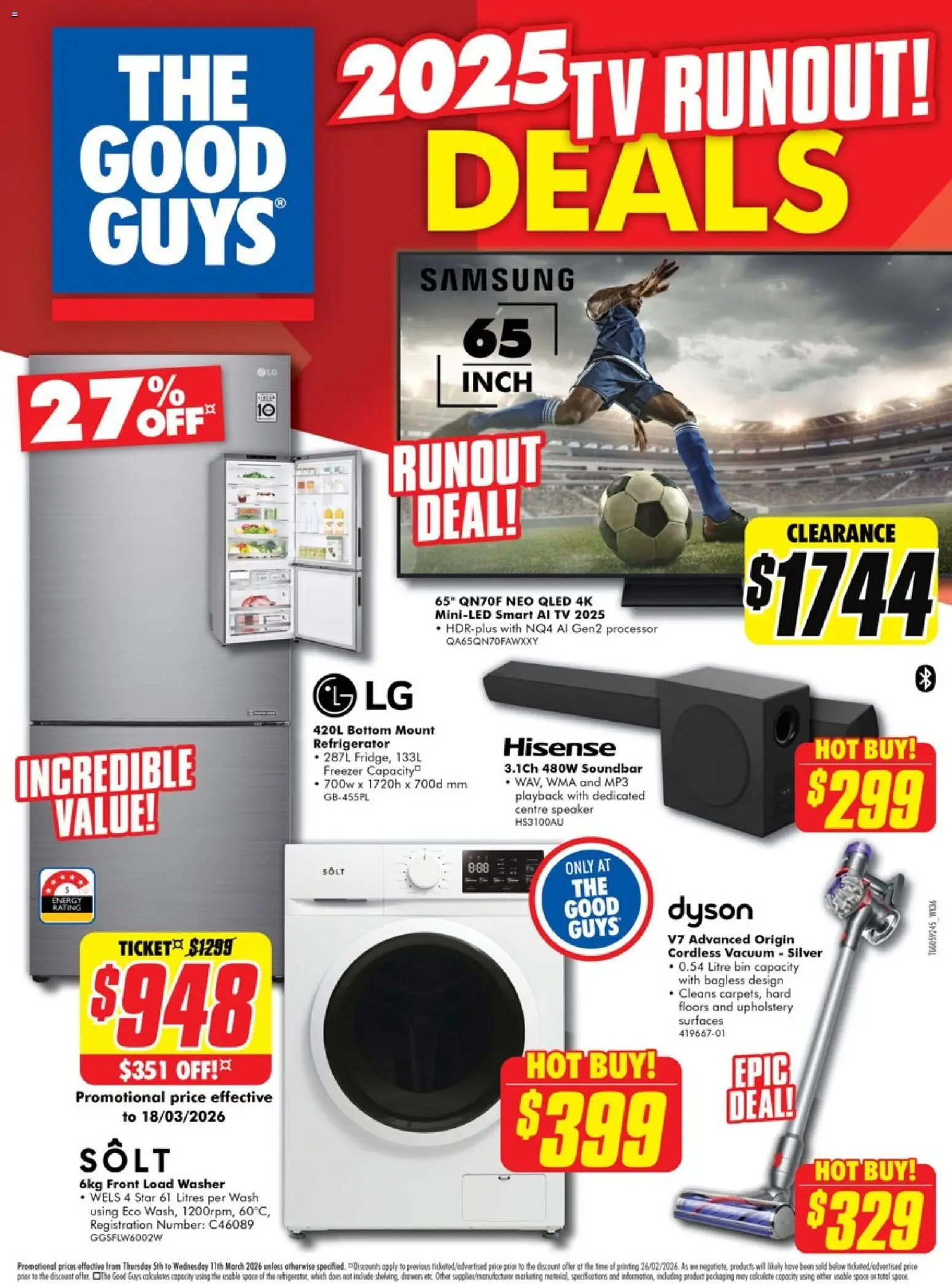 The Good Guys catalogue  - page 1- valid from 05/03/2026