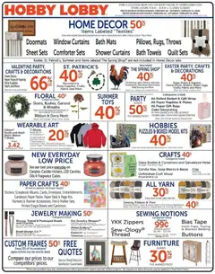 Preview Hobby Lobby Weekly Ad valid from 02/15/2026