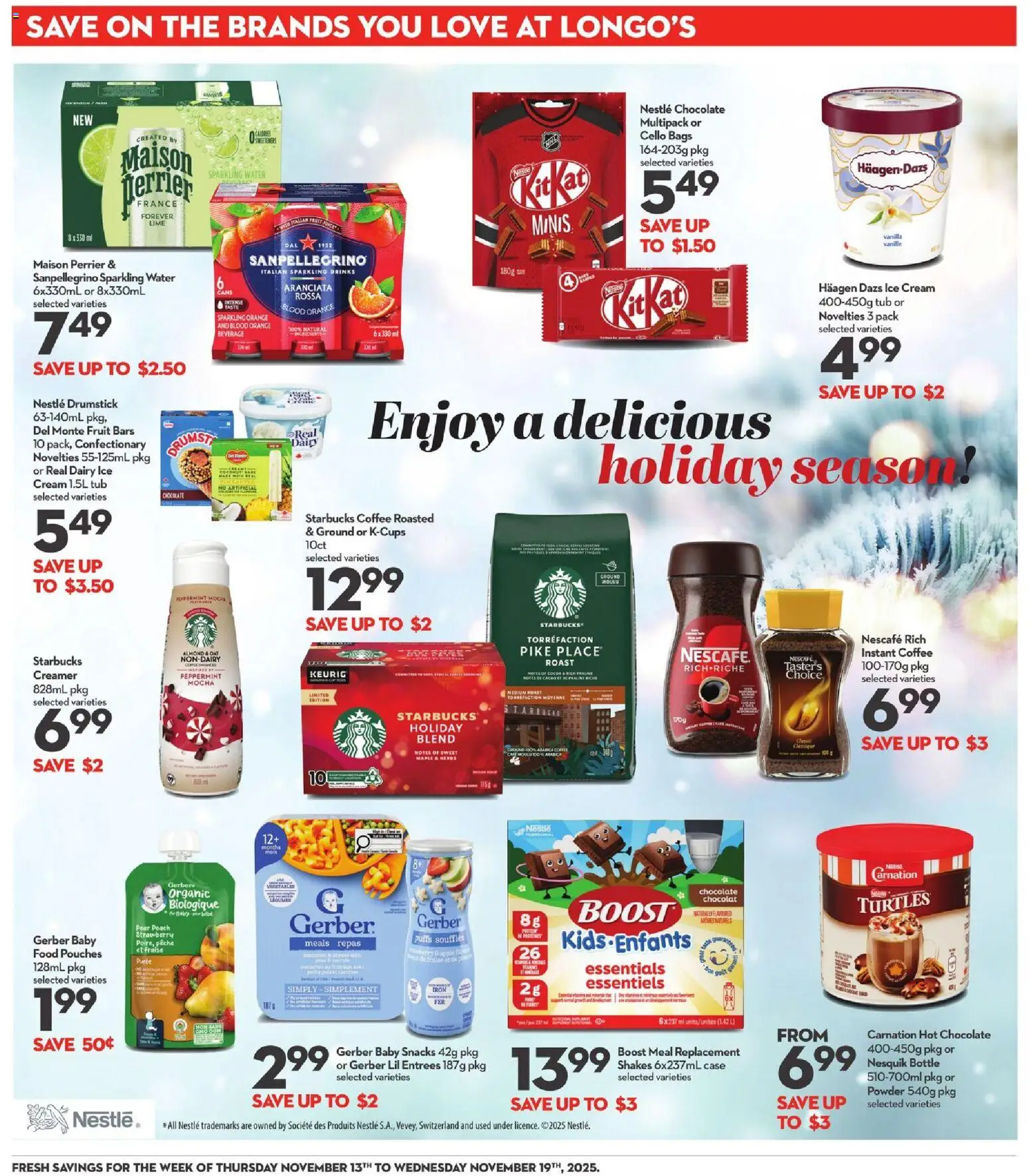 Longo's weekly flyer / circulaire - page 18- valid from Nov 13, 2025