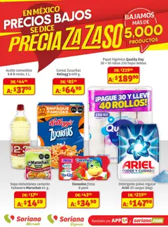 Soriana - Preciazazaso Mercado: Valle de México válido desde 01/08/2025