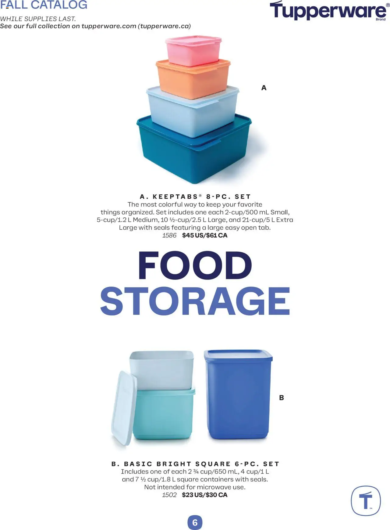 Tupperware - Fall 2025 Catalog - page 6- valid from Sep 1, 2025