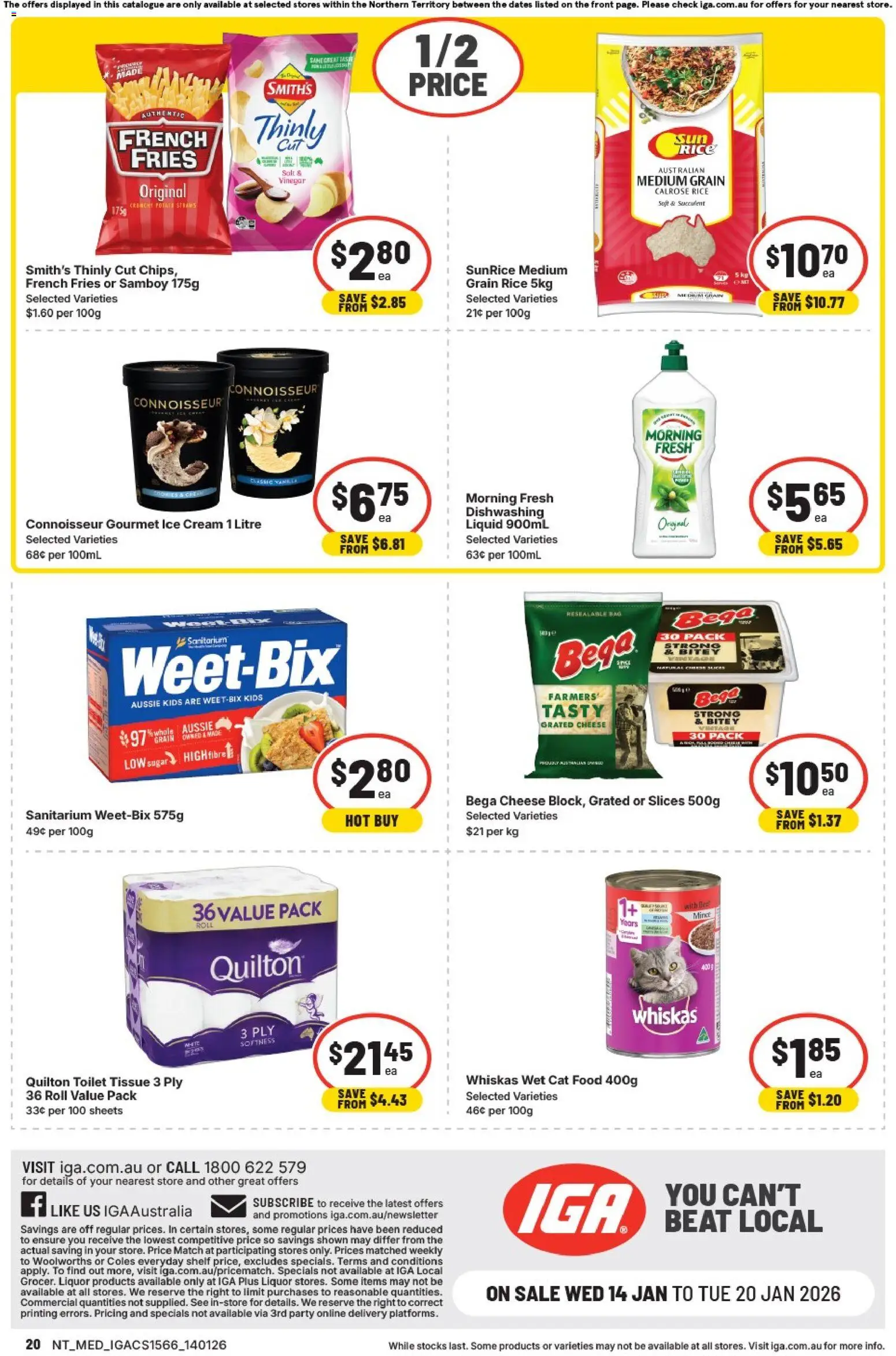 IGA Catalogue NT - page 16- valid from 14/01/2026