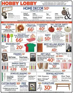 Preview Hobby Lobby Weekly Ad valid from 07/27/2025