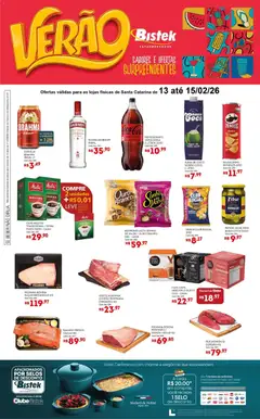 Pré-visualização Bistek Supermercados - Ofertas Verão  válida a partir de 13/02/2026
