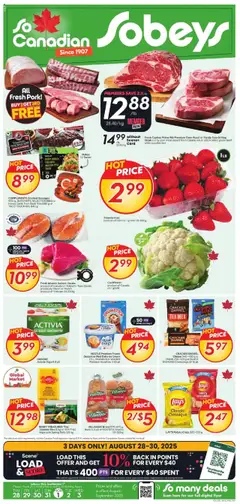 Preview Sobeys weekly flyer / circulaire valid from Aug 28, 2025