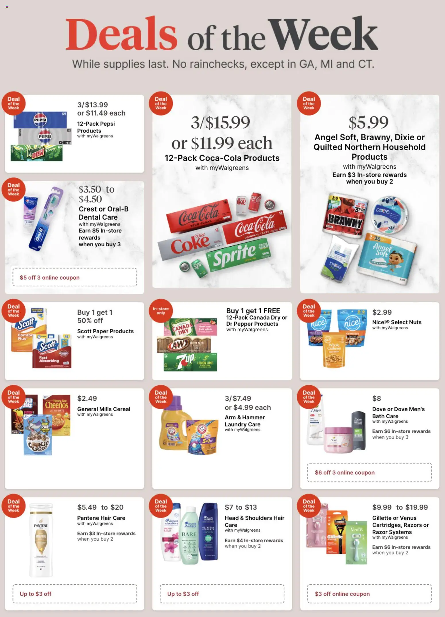 Walgreens Weekly Ad - page 1- valid from 01/25/2026