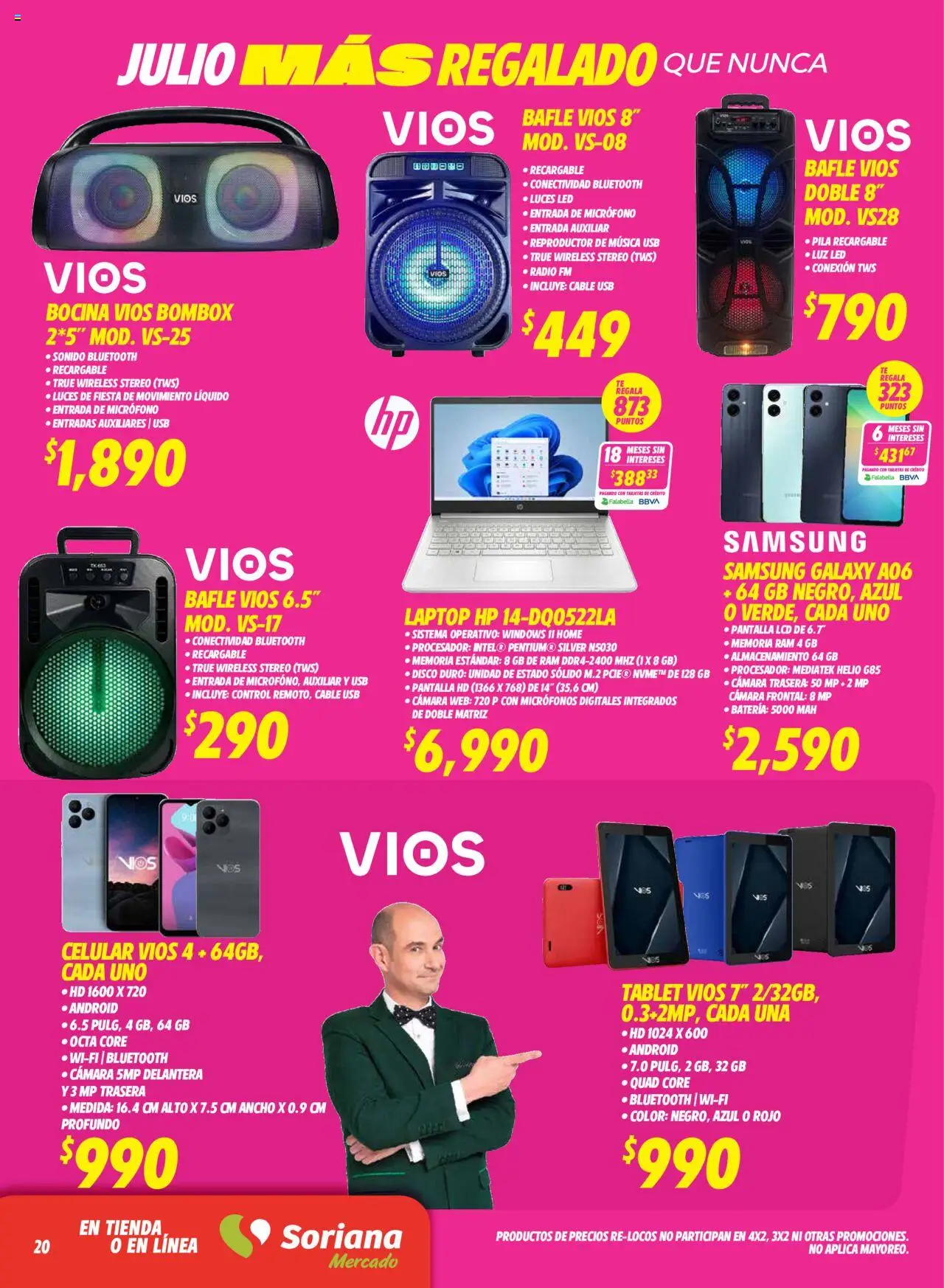 Soriana - Julio Regalado Mercado Nacional - página 20- válido desde 17/07/2025