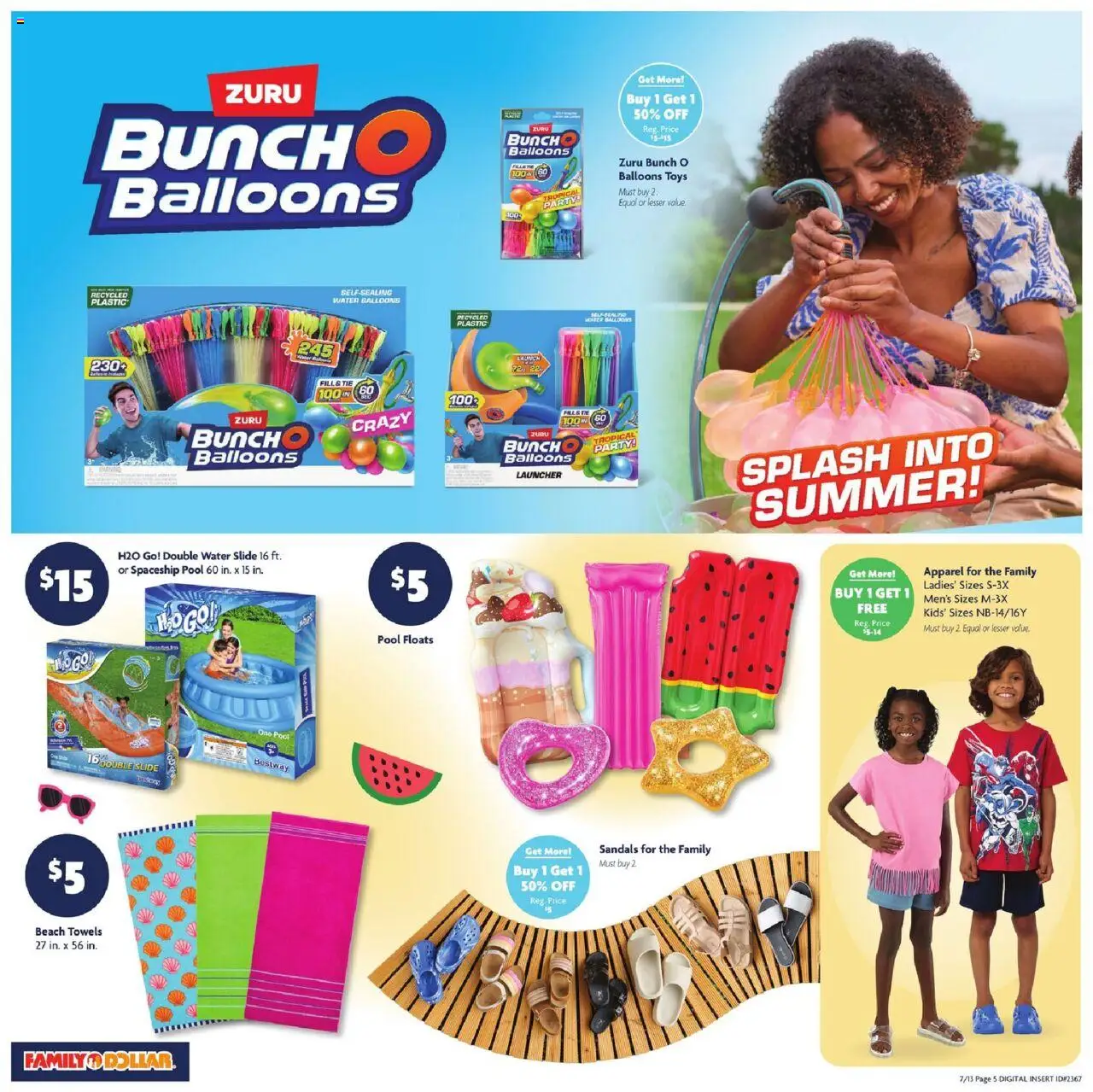 Family Dollar Weekly Ad - page 5- valid from 07/13/2025