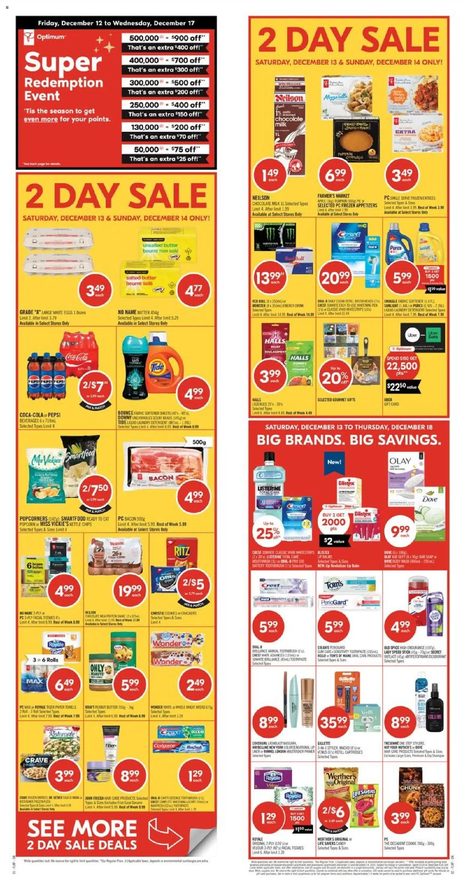 Shoppers weekly flyer / circulaire - page 1- valid from Dec 12, 2025