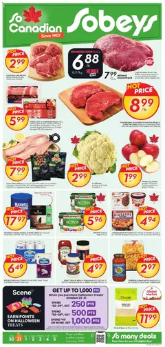 Preview Sobeys weekly flyer / circulaire valid from Oct 30, 2025