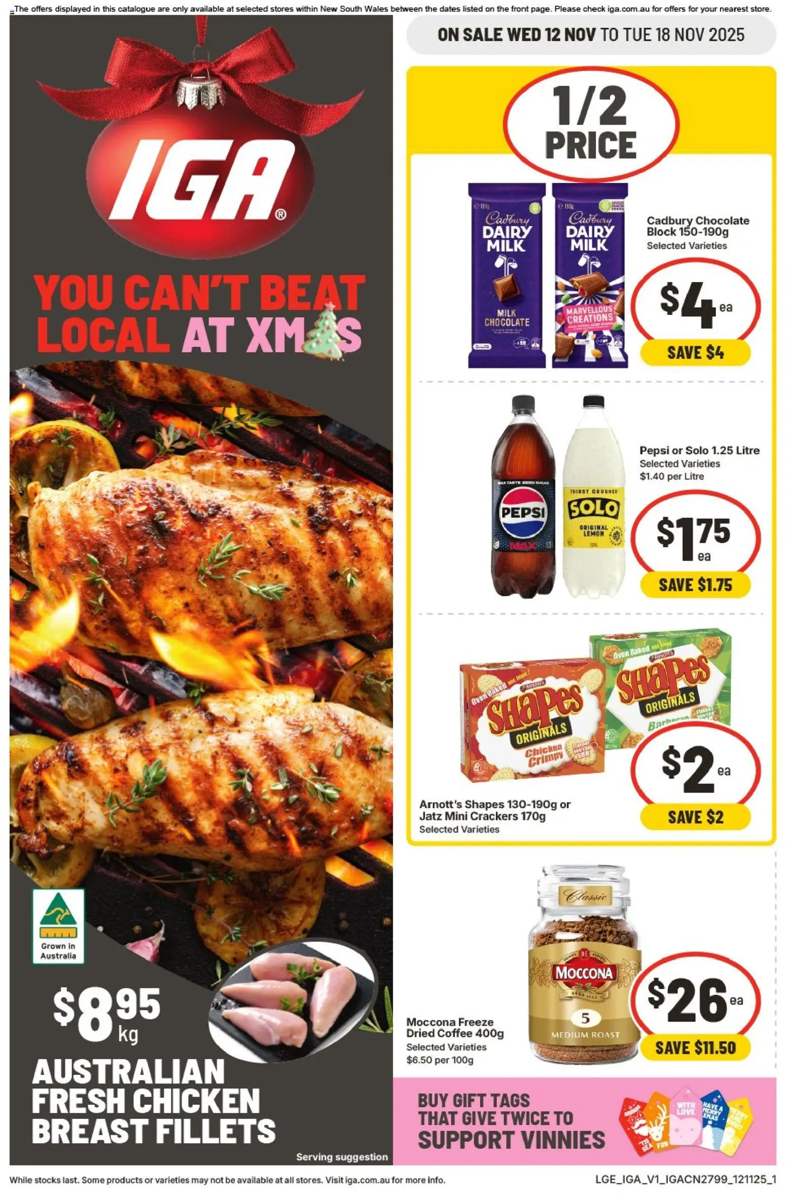 IGA Catalogue NSW - page 4- valid from 12/11/2025