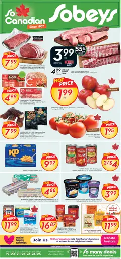 Preview Sobeys weekly flyer / circulaire valid from Mar 19, 2026