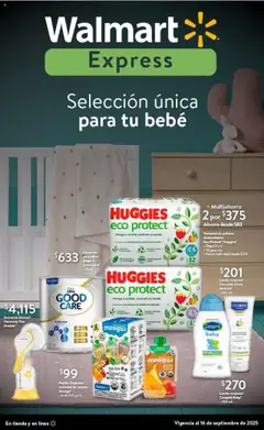 Walmart Express - Folleto Bebé válido desde 04/09/2025