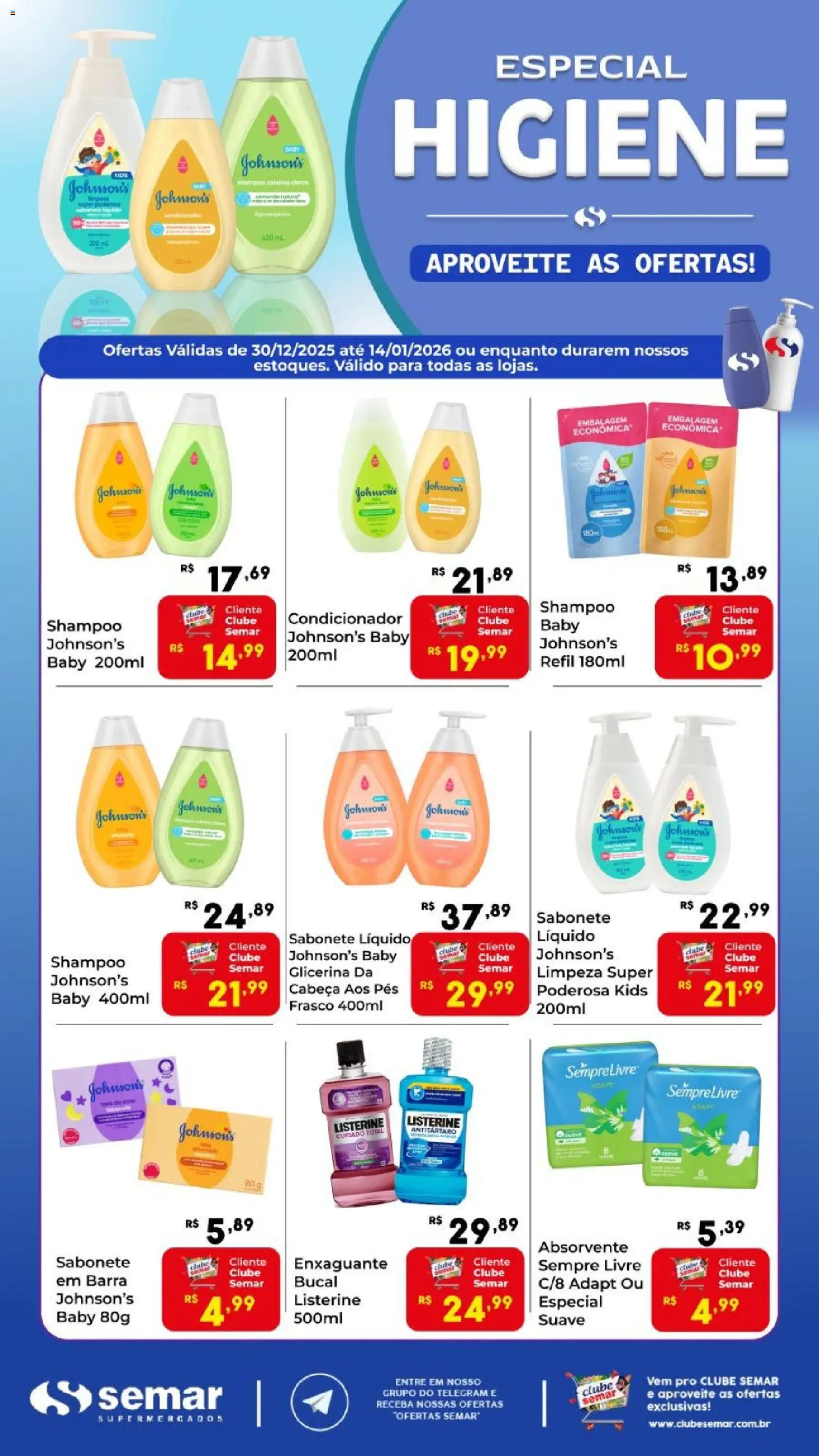 Semar Supermercado - Ofertas Higiene - página 1- válido a partir de 30/12/2025
