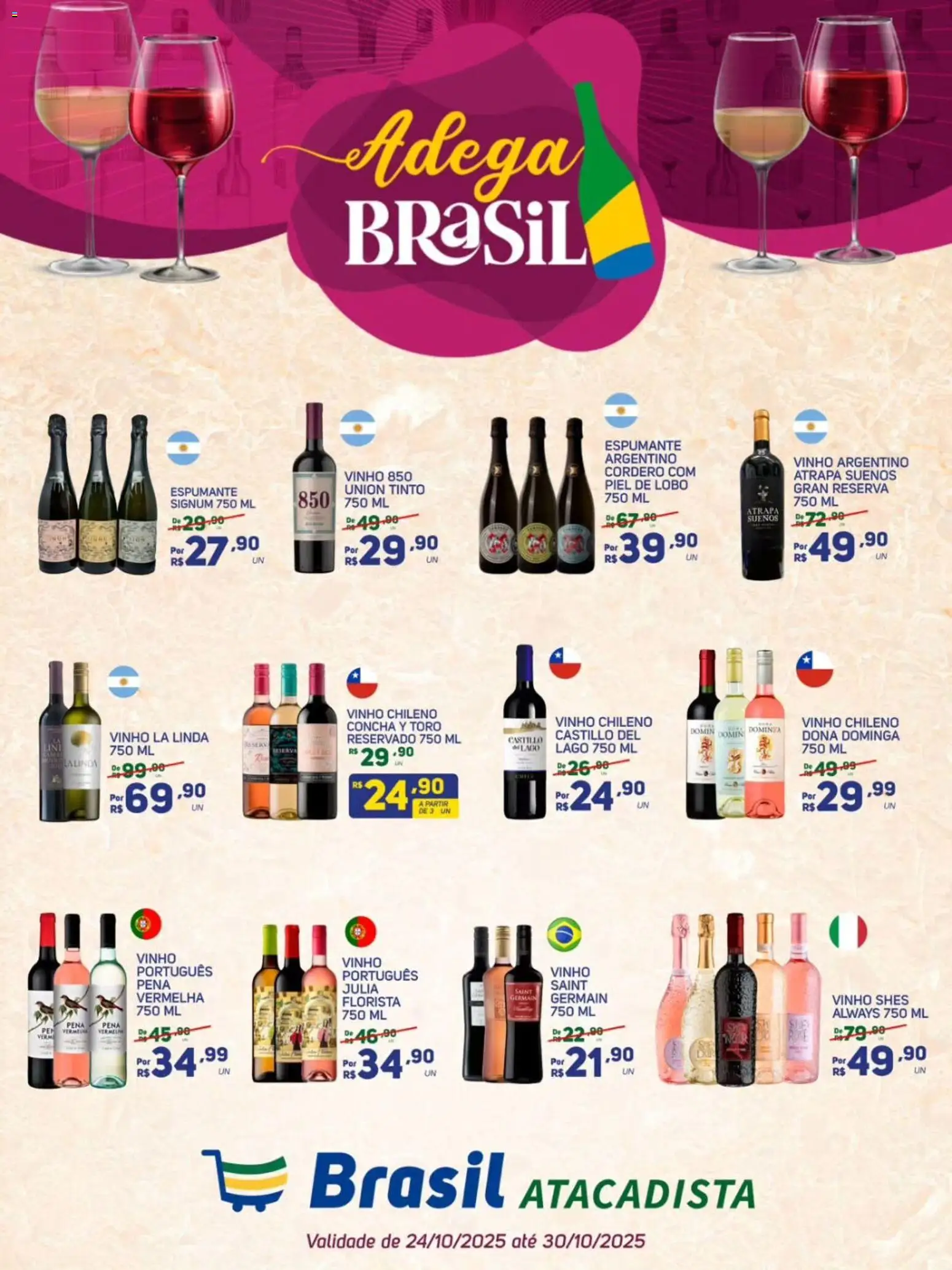 Brasil Atacadista - Ofertas Adega - página 1- válido a partir de 24/10/2025
