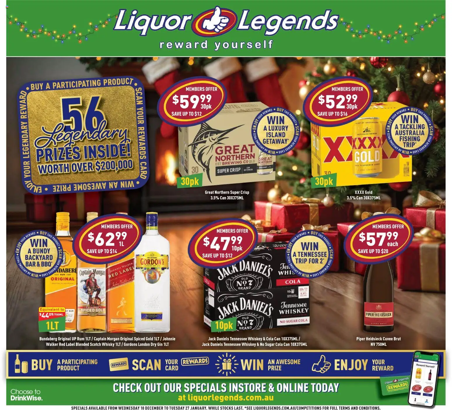 Liquor Legends Catalogue  - page 1- valid from 10/12/2025