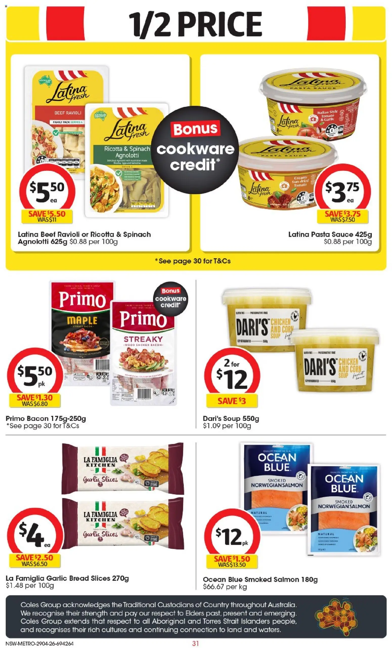 Coles catalogue  - page 31- valid from 29/04/2026