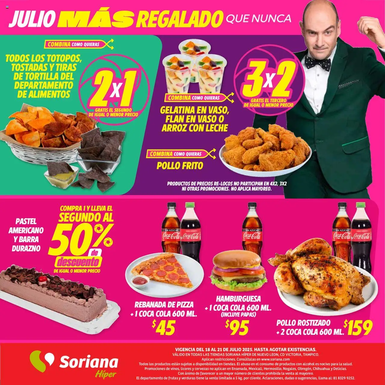 Soriana - Fin de Semana Híper: Nuevo León, Ciudad Victoria y Tampico - página 6- válido desde 18/07/2025